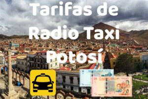 Tarifas de Radio Taxi en Potosí