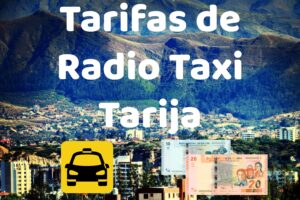 Tarifas de Radio Taxi en Tarija